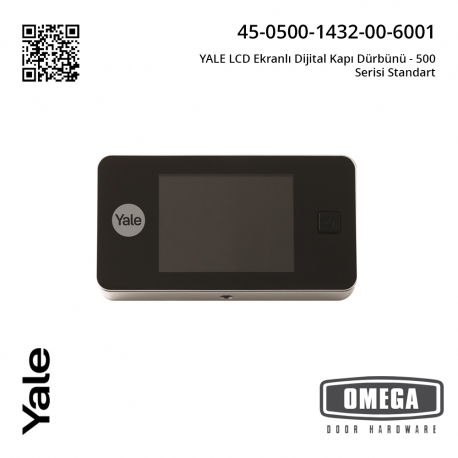 YALE LCD Ekranlı Dijital Kapı Dürbünü - 500 Serisi Standart