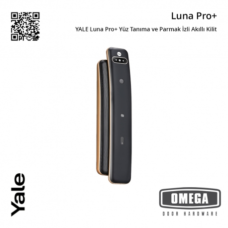 YALE Luna Pro+ Yüz Tanıma ve Parmak İzli Akıllı Kilit