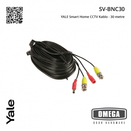 YALE Smart Home CCTV Kablo - 30 metre