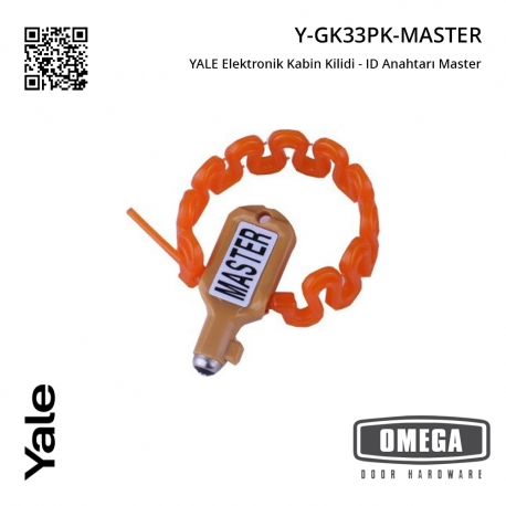 YALE Elektronik Kabin Kilidi - ID Anahtarı Master