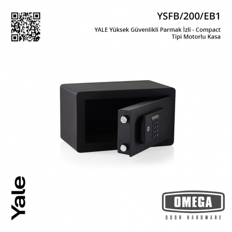 YALE Yüksek Güvenlikli Parmak İzli - Compact Tipi Motorlu Kasa